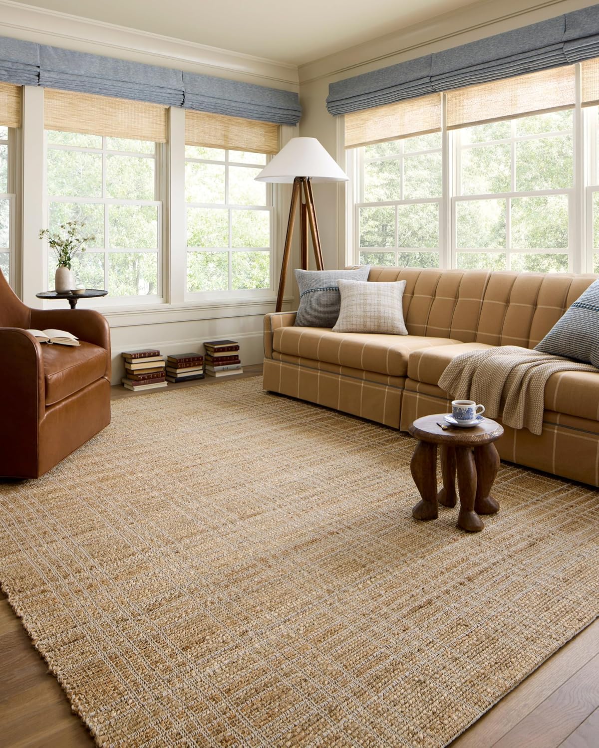 Loloi Chris Loves Julia Judy Natural / Cream 9'-3" x 13' Area Rug