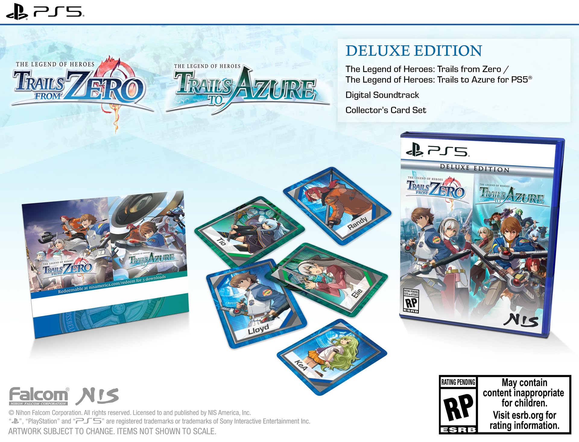 The Legend of Heroes: Trails from Zero / The Legend of Heroes: Trails to Azure: Deluxe Edition - PlayStation 5